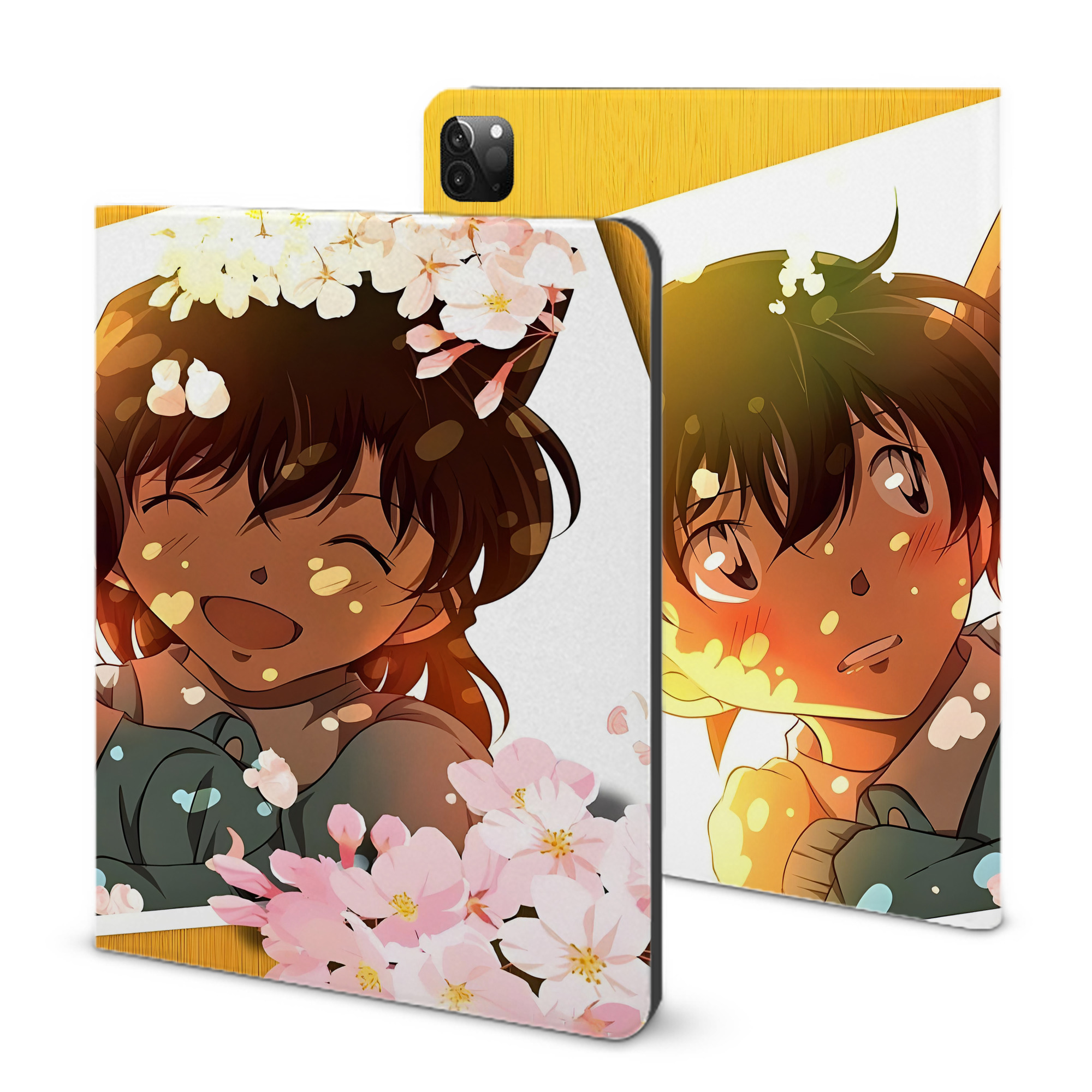 （画像用） 名探偵コナン Detective Conan IPadケース ペンホルダー付き ブックスタイルデザイン